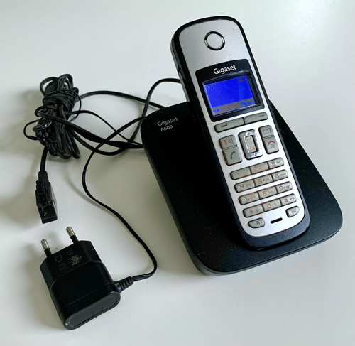 Gigaset A600 Schnurlos Telefon mit Basisstation, DECT, Schwarz Silber, Anleitung