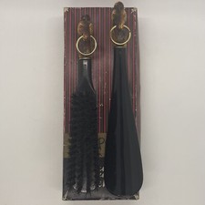 Vintage Horse Head Shoe Horn Brush Set