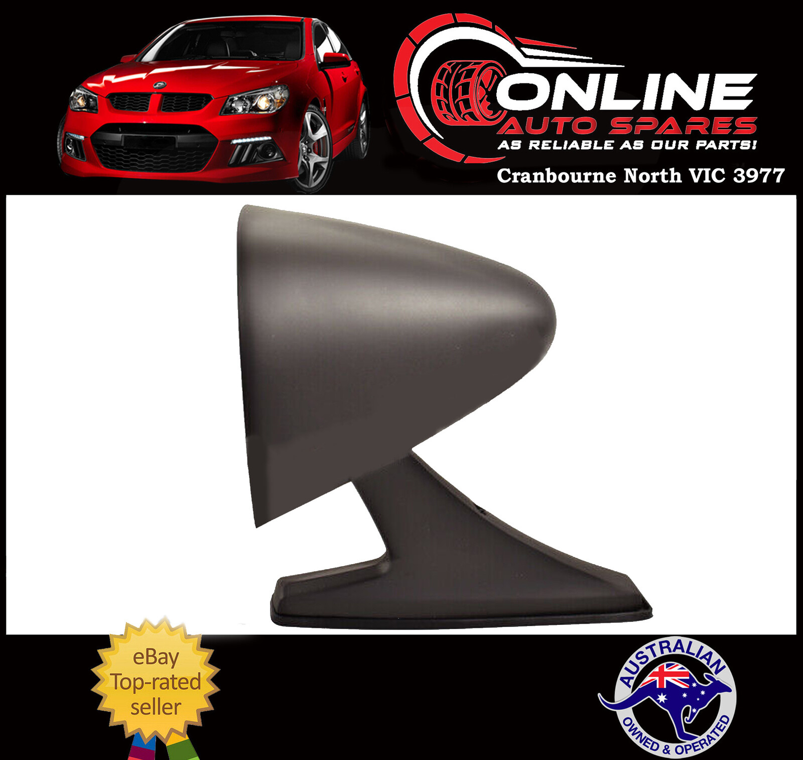 UNIVERSAL Black Sport Bullet Mirror PAIR Early Model Cars Muscle