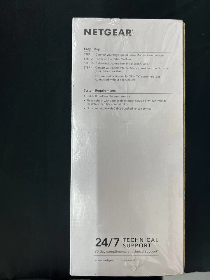 NETGEAR CM600 High Speed Cable Modem - 960 Mbps - DOCSIS 3.0 - UNLOCKED - Image 2 of 4