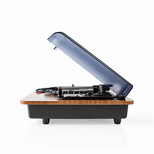 Nedis giradischi con trasmissione a cinghia 33 45 78 rpm 9 W 1200 mAh - Imagen 5 de 6