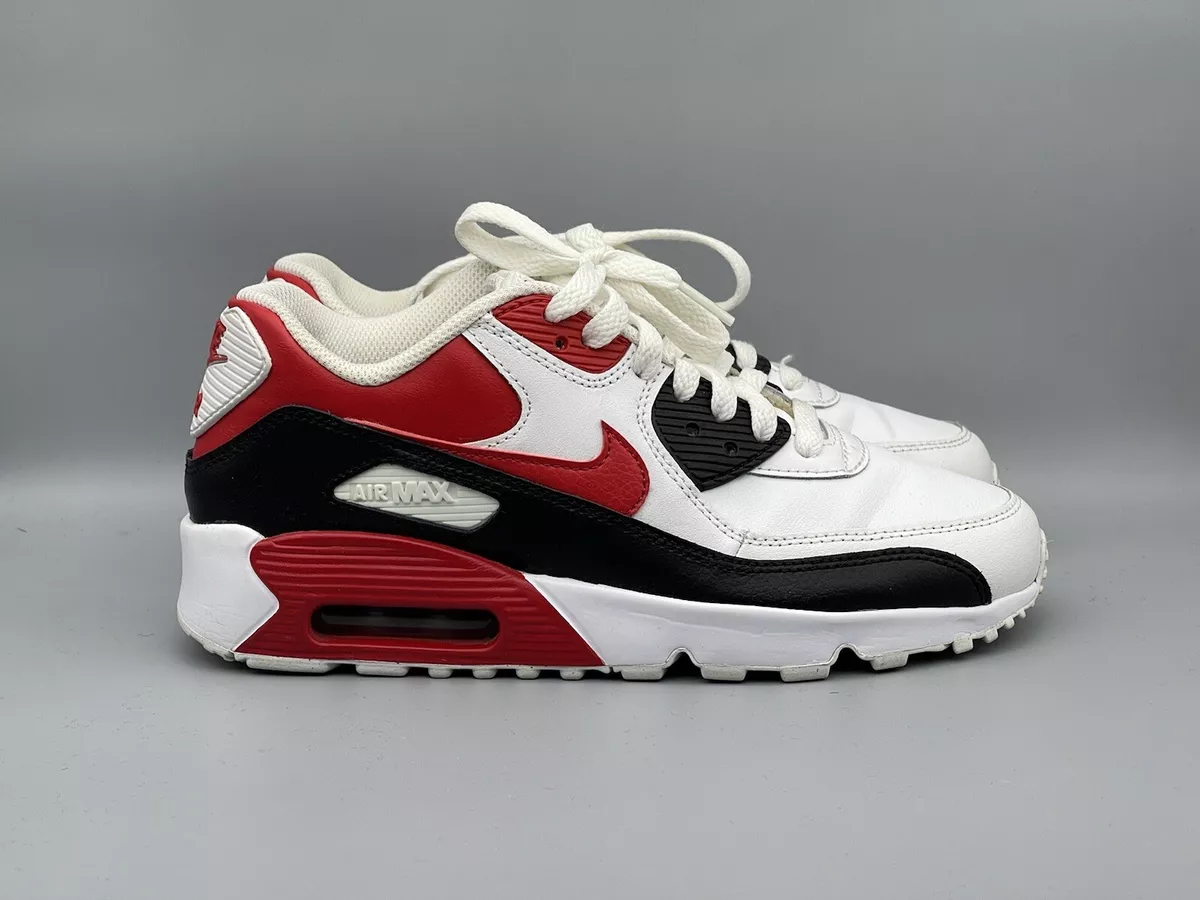 Air max 90 hotsell white university red black
