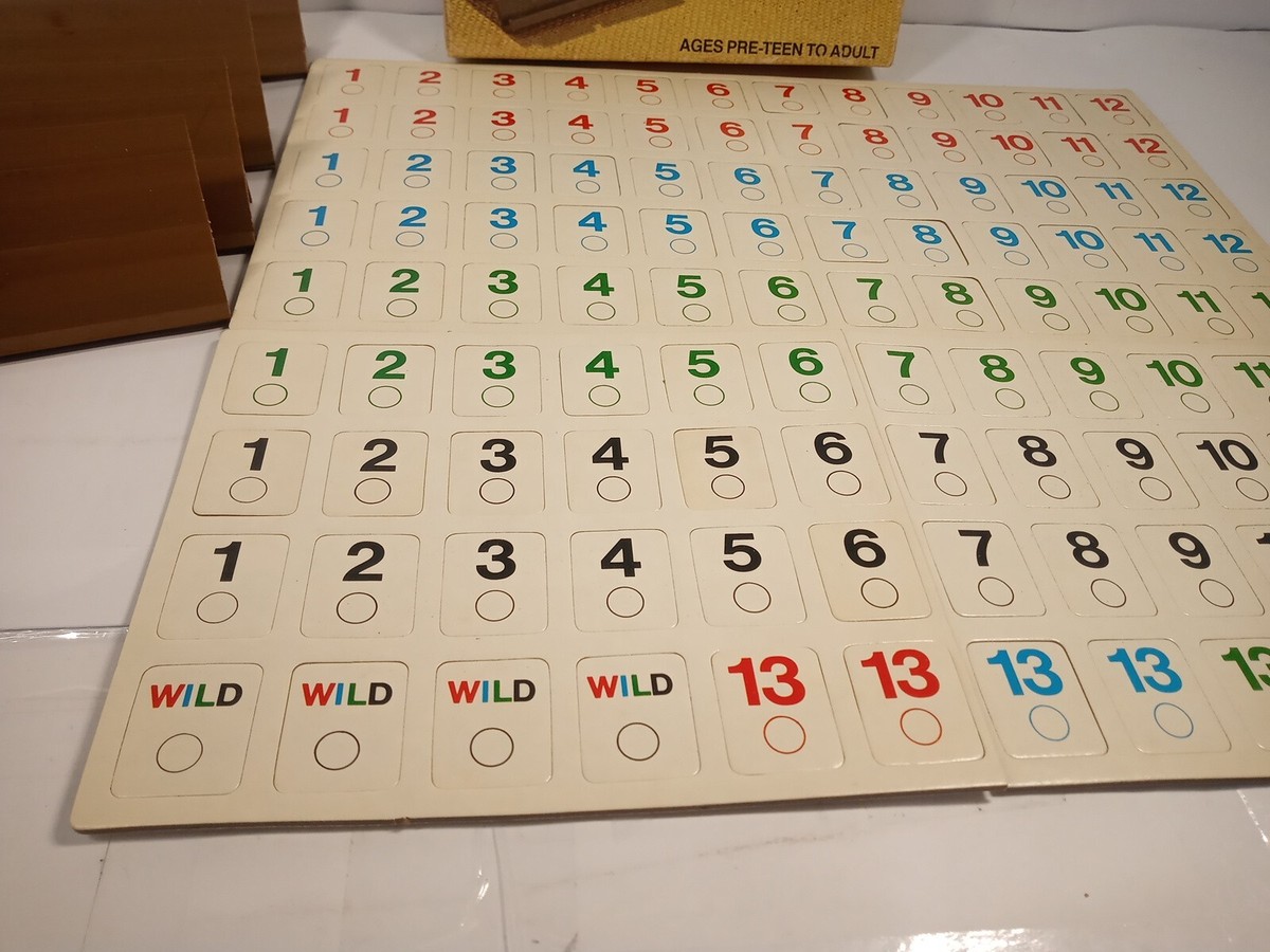 Vintage Rumi K Tile Game (1977, Cadaco) Complete | eBay