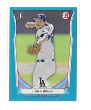 2014 Bowman Draft Picks Blue 1st John Richy /399 #DP98