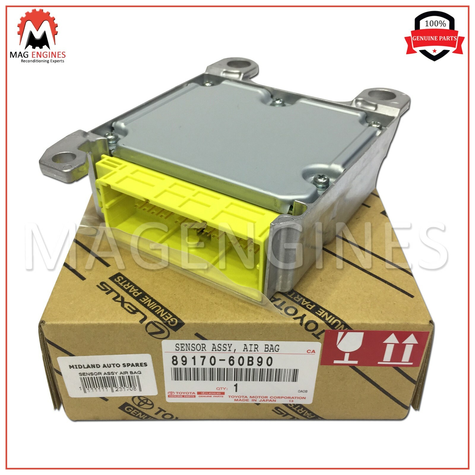 89170-60B90 GENUINE OEM SENSOR ASSY SAFETY DEVICE 8917060B90 | eBay