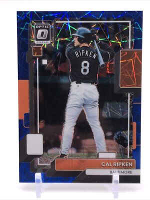 2022 Donruss Optic Cal Ripken Blue Velocity Prizm #’d 87/99 Baltimore Orioles