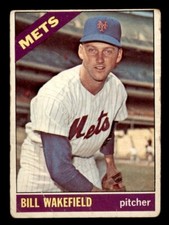 1966 Topps Baseball #443 Bill Wakefield PR