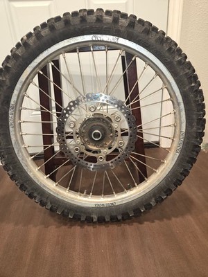 2006 KX250F Front Wheel Rim OEM 21    Good Condition, Tire for Shipping Only