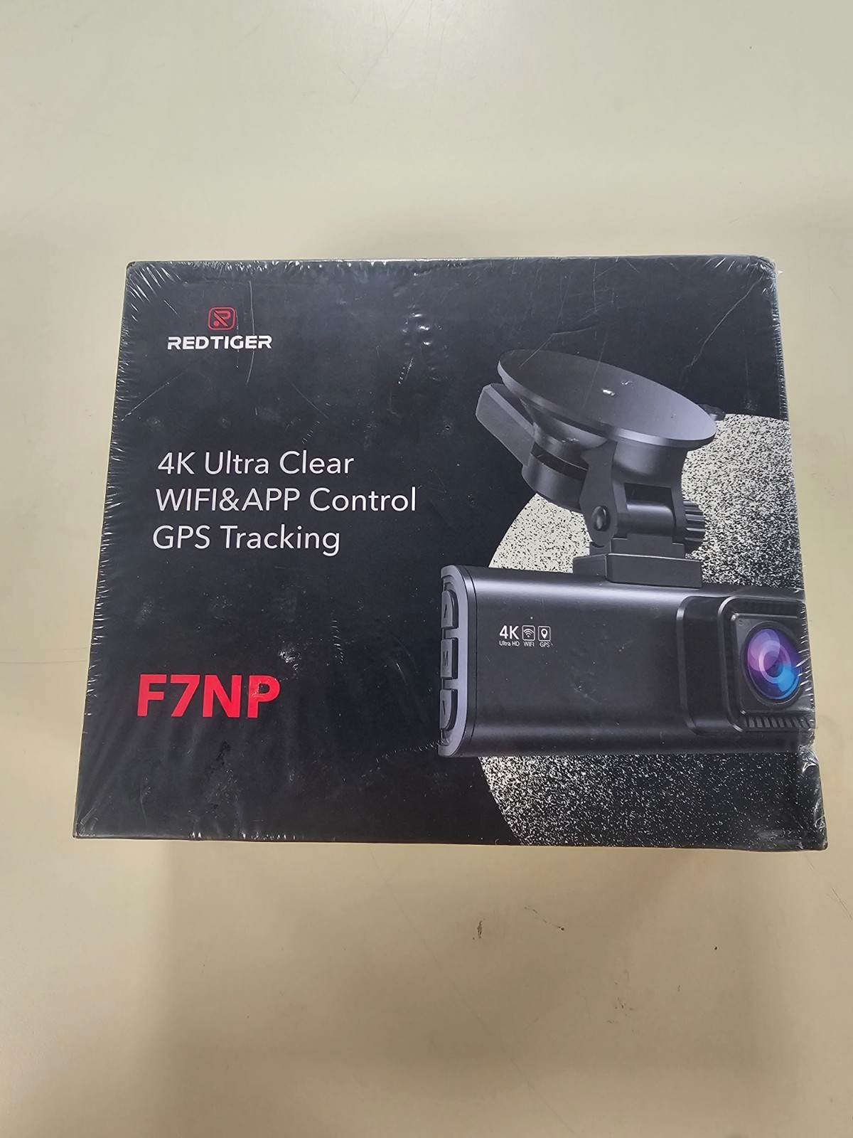 REDTIGER F7NP Front 4k & Rear Dash Cam 1080P Built-In Wifi & GPS NEW