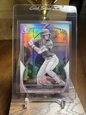 2023 Bowman - Chrome Prospects Juan Chacon #BCP-105 Pearl Refractor (RC)