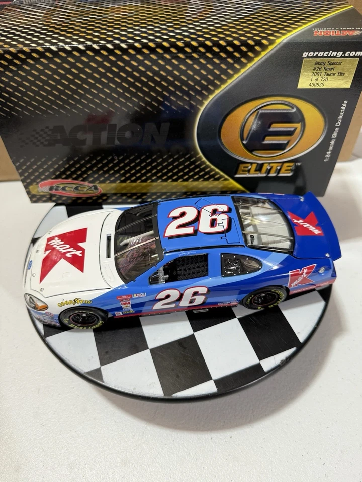 Jimmy Spencer #26 Kmart 2001 1/24 Nascar Diecast Foto 2 de 4