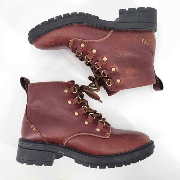 Women Cole Haan Boots Brown Leather 42