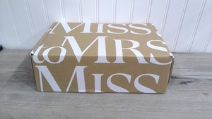 Miss to Mrs Bridal Gift Box Set | Wedding Bachelorette Bride Engagement Party