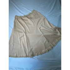 Vintage Olga Secret Hug Half Slip 955A Nude Beige Lace Waist Small EUC 70s