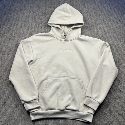 Comfrt Adult M Signature Hoodie Pullover Sweatshirt Bone