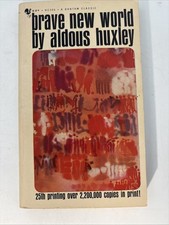 Vintage 1946 Brave New World by Aldous Huxley 25th printing Bantam paperback