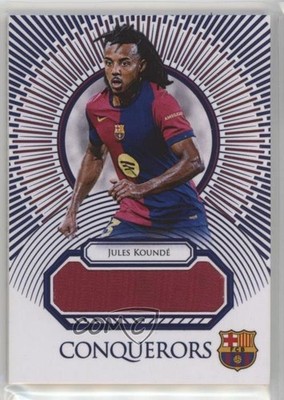 2024-25 Futera FC Barcelona Unique Conquerors Blue 4/5 Jules Kounde #BCQ02 1e41