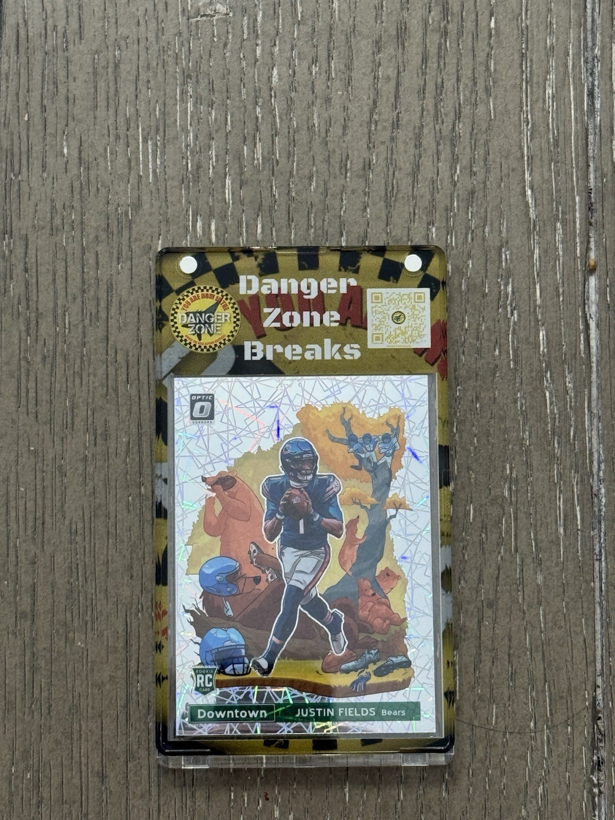 2021 Panini Donruss Optic Downtown Justin Fields #DT-39