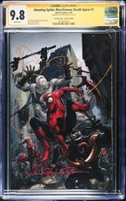 AMAZING SPIDER-MAN/VENOM: DEATH SPIRAL #1 CLAYTON CRAIN SIGNED CGC.9.8