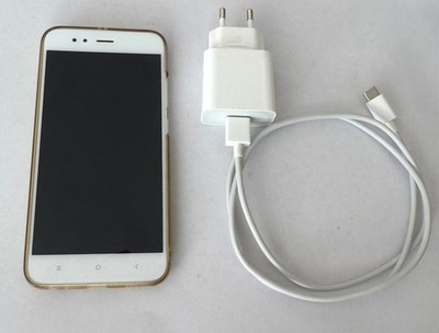 Smartphone Xiaomi MI A1 Gold mit Blau SIM Karte Prepaid (Ohne Simlock)
