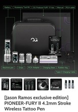 OG Produce Professional Tattoo Pen Machine Pioneer Fury Green Ring