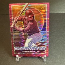 2021 Panini PRIZM CHRONICLES OVERDRIVE PINK # 1 Javier Baez CHI EX/NM
