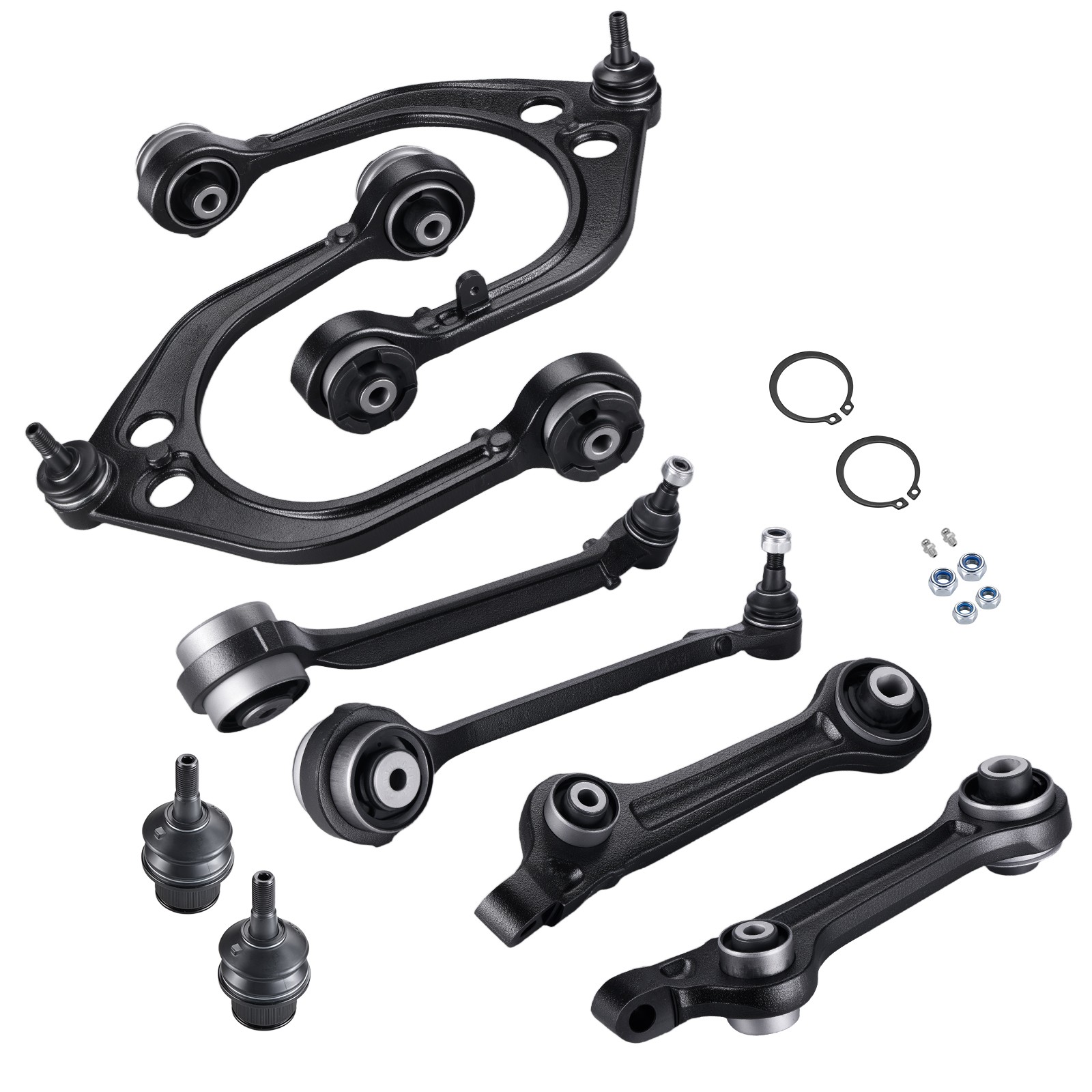 RWD Front Upper Lower Control Arms for 2011-2019 Dodge Charger Challenger 300