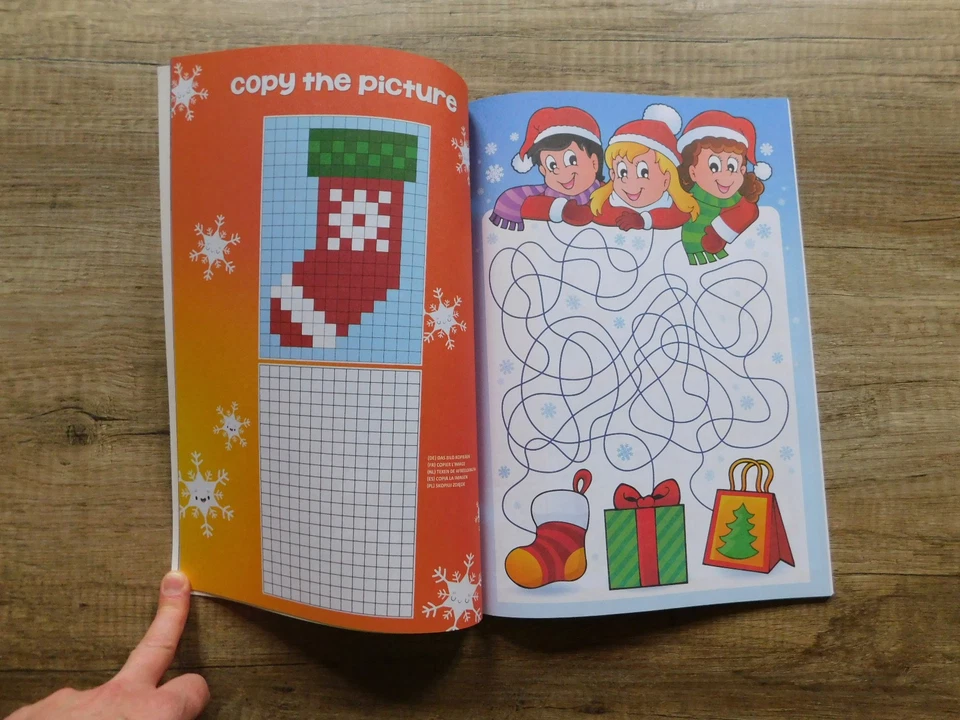 Christmas, Weihnachten, Mal - und Beschäftigungsheft, 64 Seiten - unbenutzt! - Bild 4 von 4