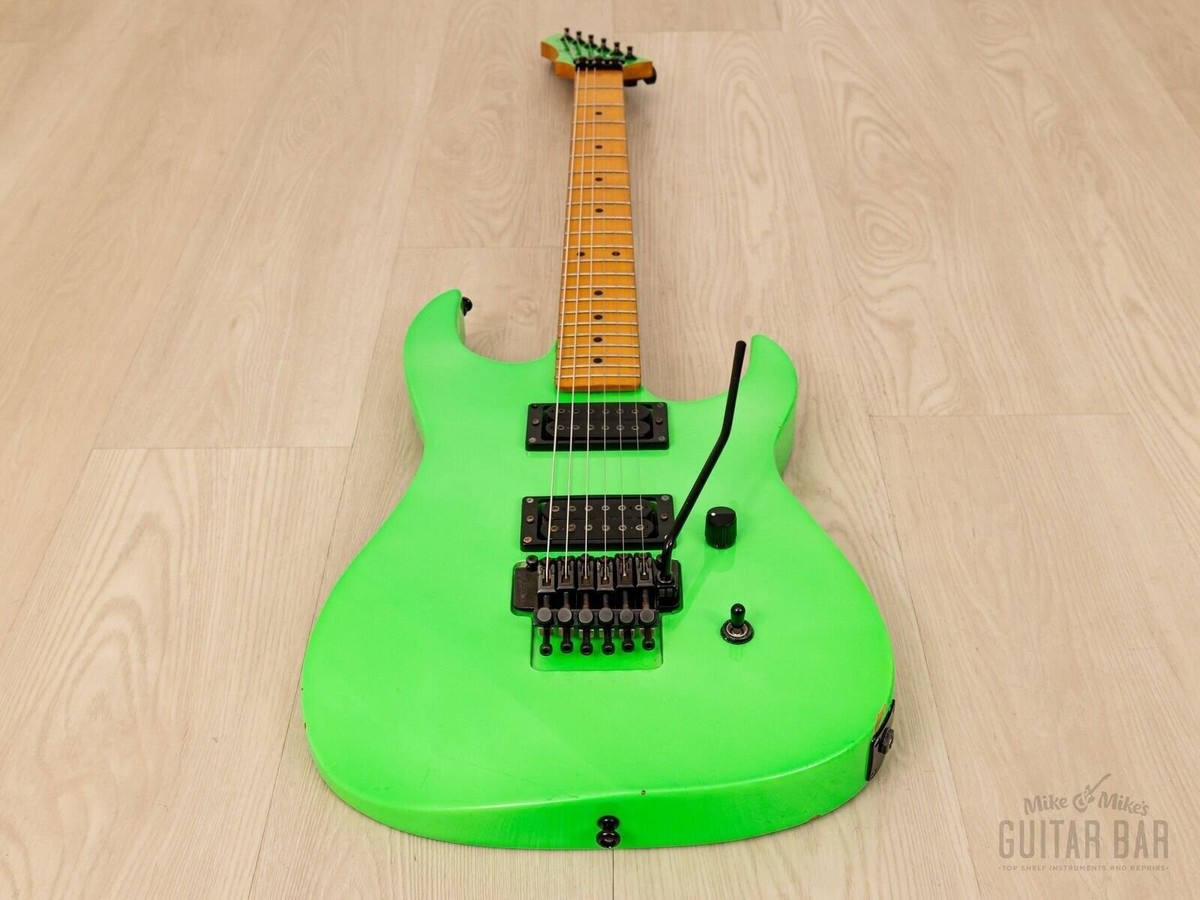 1990 B.C. Rich NJ Series Gunslinger GS-MR851 Slime, Neon 1990 B.C. Rich NJ Series Gunslinger GS-MR851 Slime, Neon