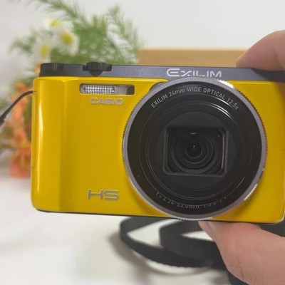 CASIO EXILIM EX-ZR150 12.5倍ズーム イエロー Casio ZR 1500 Digital Camera 16.1MP 12.5x Zoom Flip Screen English