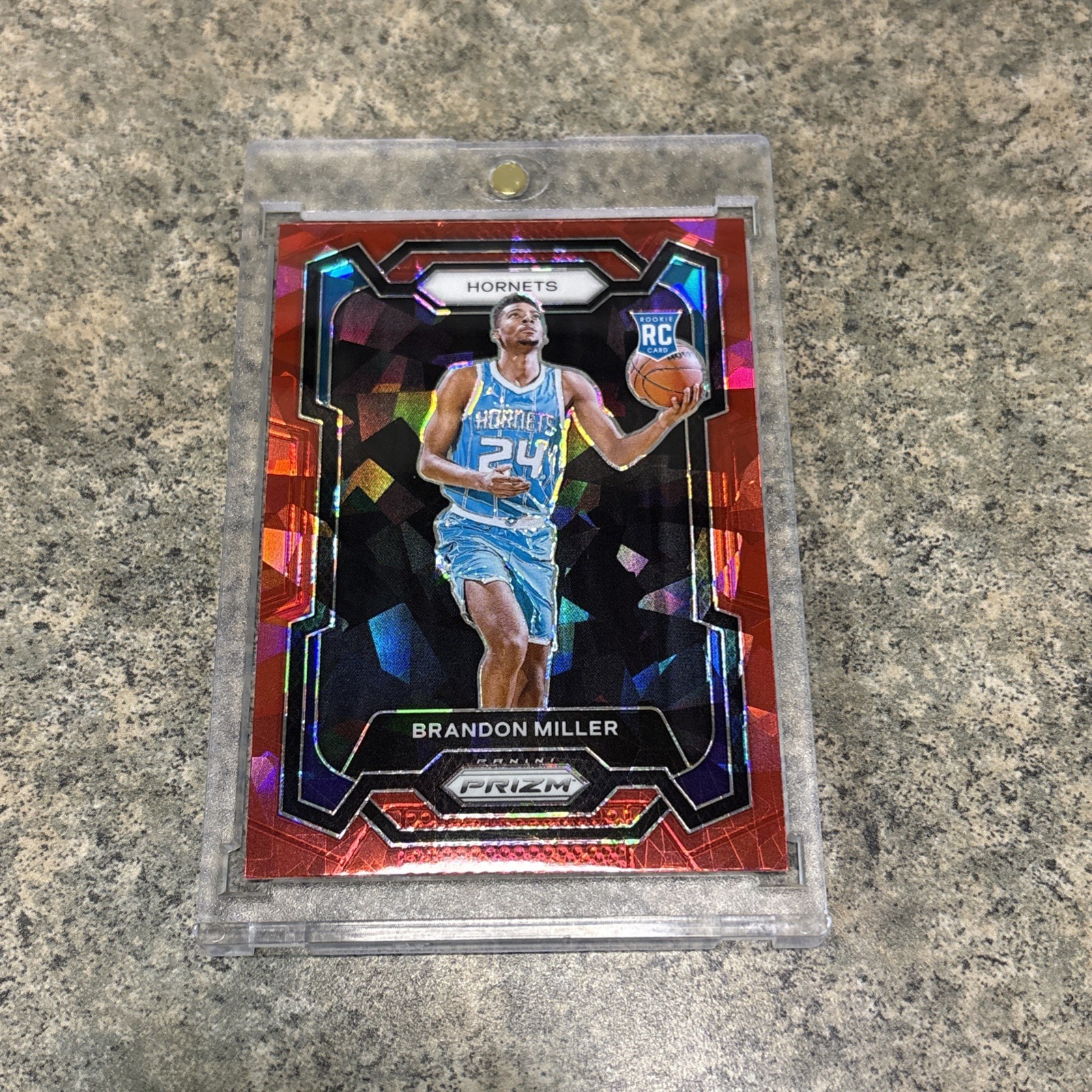 2023-24 Panini Prizm - Brandon Miller #152 Red Ice Prizm (RC)