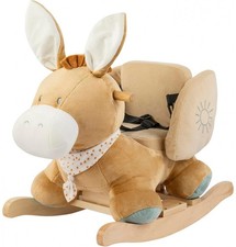 NATTOU Dondolo per Bambini in Legno Asinello Leo