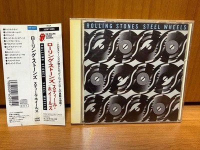 Japan Edit Rolling Stones Steel Wheels Obi CD 12 Tracks 1989 Excellent Condition