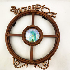 Vintage Bradford Exchange Wizard of Oz Emerald City Wall Clock Decor AS IS