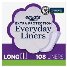 Equate Everyday Liners, Long, Unscented (108 Count)