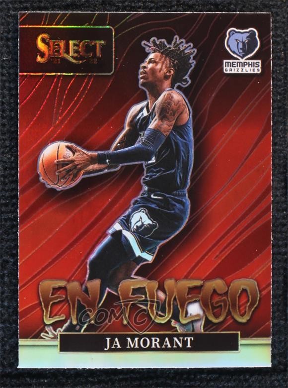 2021-22 Panini Select En Fuego Silver Prizm Ja Morant #1 hs9