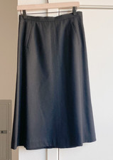 Vintage Talbots Wool Flare Circle Midi Skirt Size 6P Office Career Professional