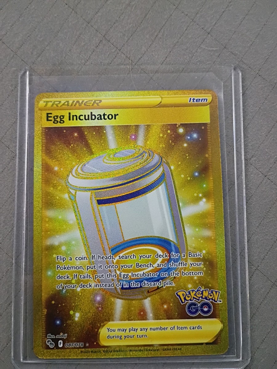 Egg Incubator 087/078 Pokemon GO Gold Secret Rare Pokemon Free Shipping!! |  eBay