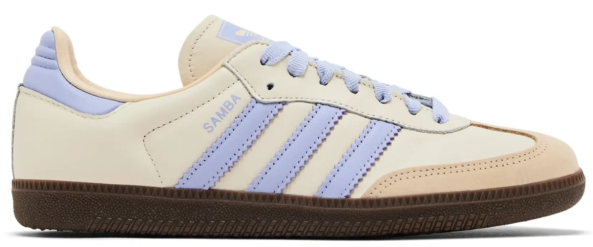 adidas gazelle silver green womens Women's Adidas Samba OG White Taupe Gold IE6523 – Sneaker Junkies main image 0