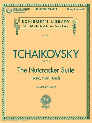 Tchaikovsky Nutcracker Suite Op 71a Piano Duet Sheet Music Book Play-Along Audio