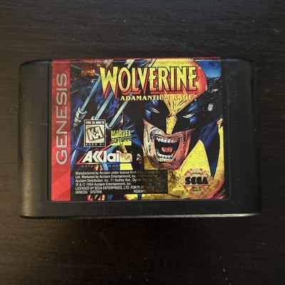 Wolverine: Adamantium Rage (Sega Genesis, 1994) Tested