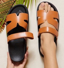 Women's Fashionable And Versatile Solid Color Open Toe Flat Sandals Summer Shoes