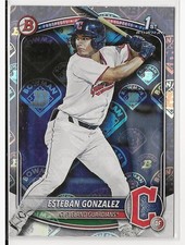 2025 Bowman Chrome Esteban Gonzalez Logofractor