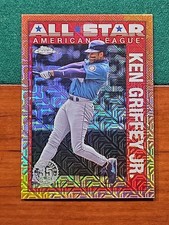 Ken Griffey Jr 2025 Topps CHROME ALL-STAR MOJO RETRO 1990 Silver Pack Insert 