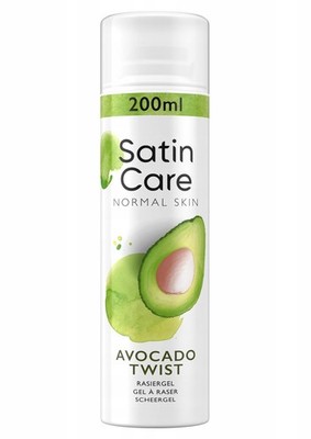 26,63 /L - 6x Gillette Women Satin Care Rasiergel - Avocado Twist 200ml