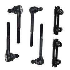 6pc Outer Inner Tie Rod Ends and Tie Rod End Sleeves ES409LT ES409RT ES2004S