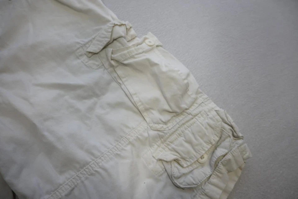 Pantalones Cortos Chinos Urban Pipeline UP Cargo Caqui Blanco Safair Resistente Para Hombres Talla 34 Foto 2 de 4