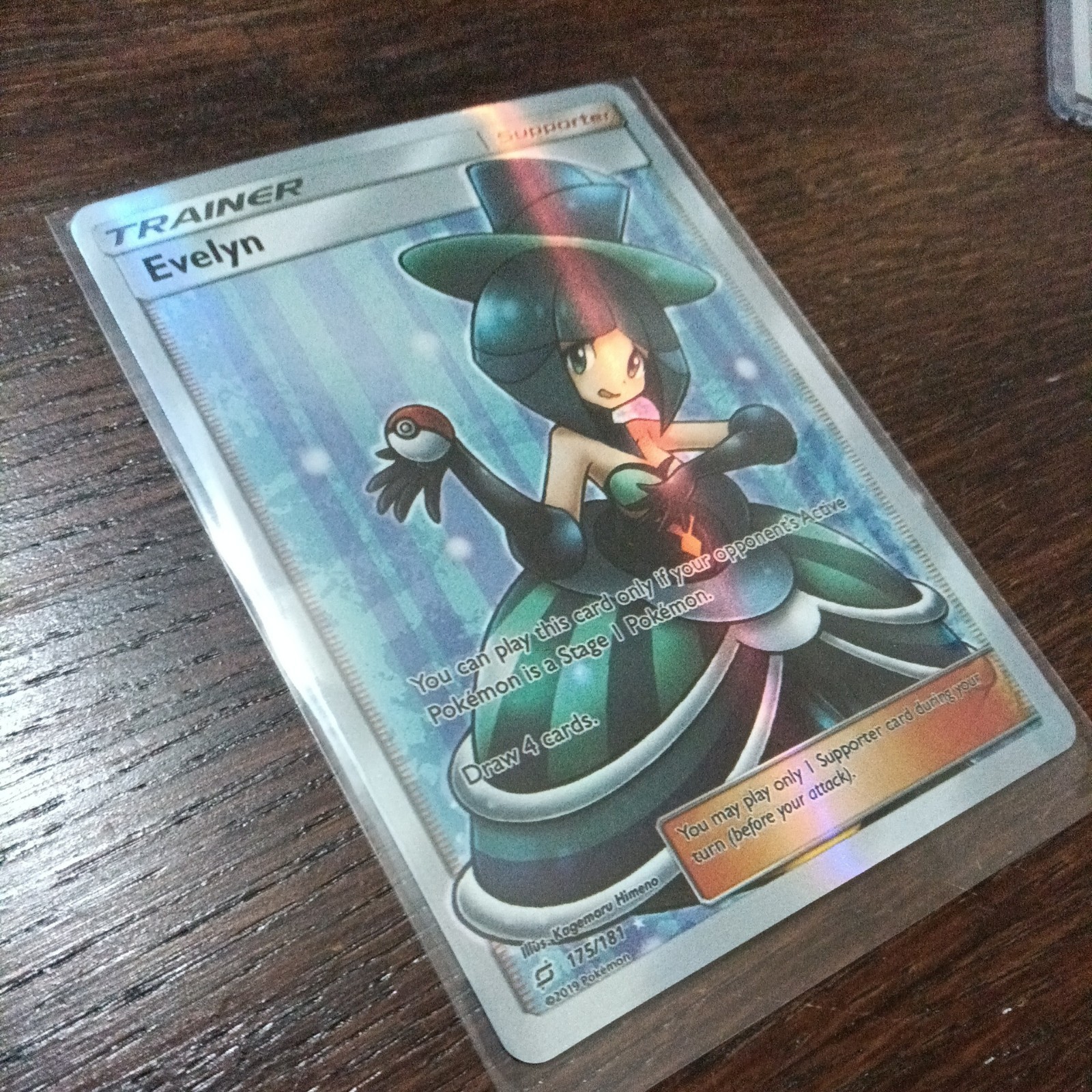 Evelyn Full Art Holo Card 175/181 Team Up Mint/NM