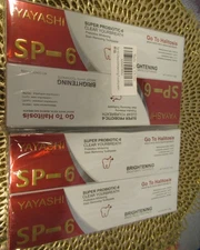 4X YAYASHI SP-6 Super Probiotic Toothpaste Whitening, Halitosis Prevention