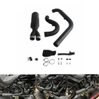 2-Into-1 Black Exhaust System For Harley M8 Softail Street Bob FXBBS 2021-2025